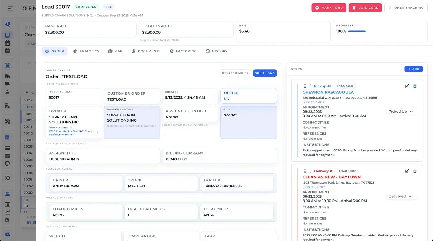 Load builder workflow inside DENEMO